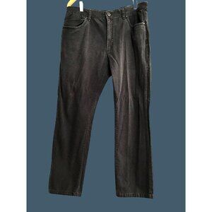 G.H. BASS & CO -MENS JEANS STRAIGHT LEG BLACK WASH JEANS SIZE 36X32